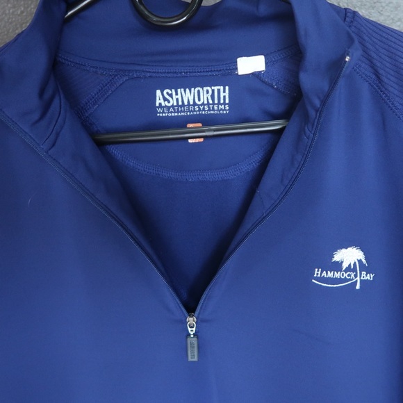 Navy Ashworth Quarter Zip - Picture 2 of 5